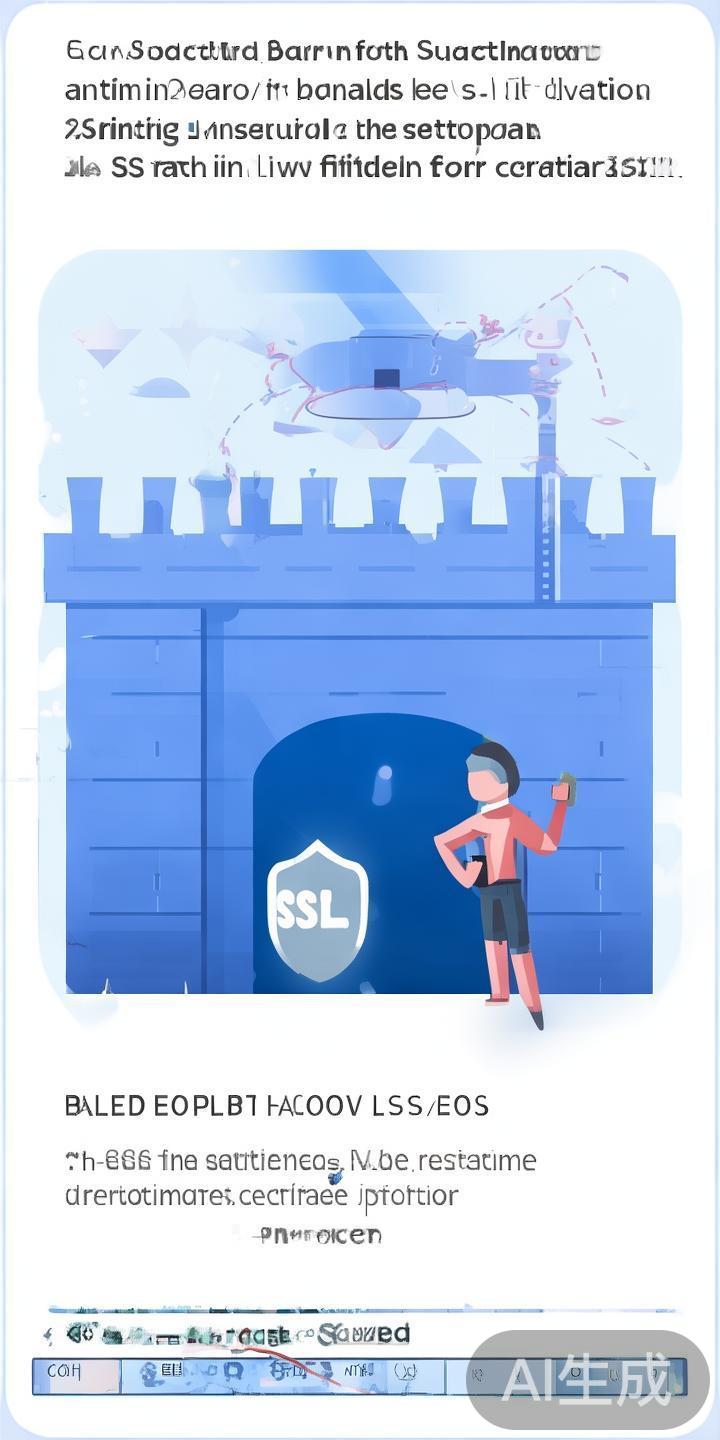 第二步，确保数据传输的安全性。使用SSL/TLS协