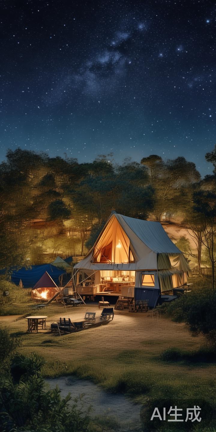 优越的自然环境保障极致的露营体验
星空半岛拥有多